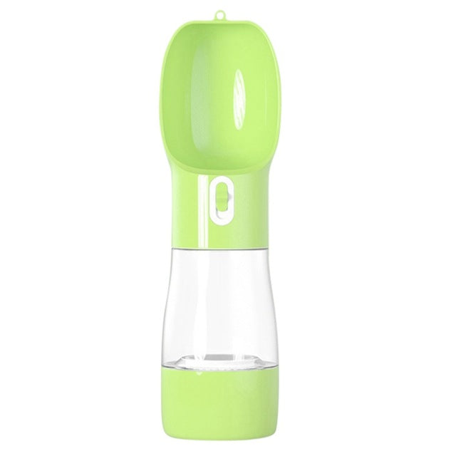 Botella Dispensadora de Agua para Perros y Gatos – Cuenco Portátil para Paseos y Viajes
