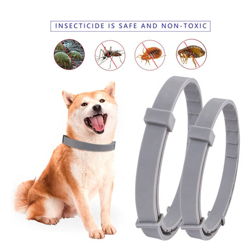 1Pc Pet Collar Remove Flea Mosquito Repellent Dog Natural Insect Repellent Collar Outdoor Protective Adjustable PET Collar
