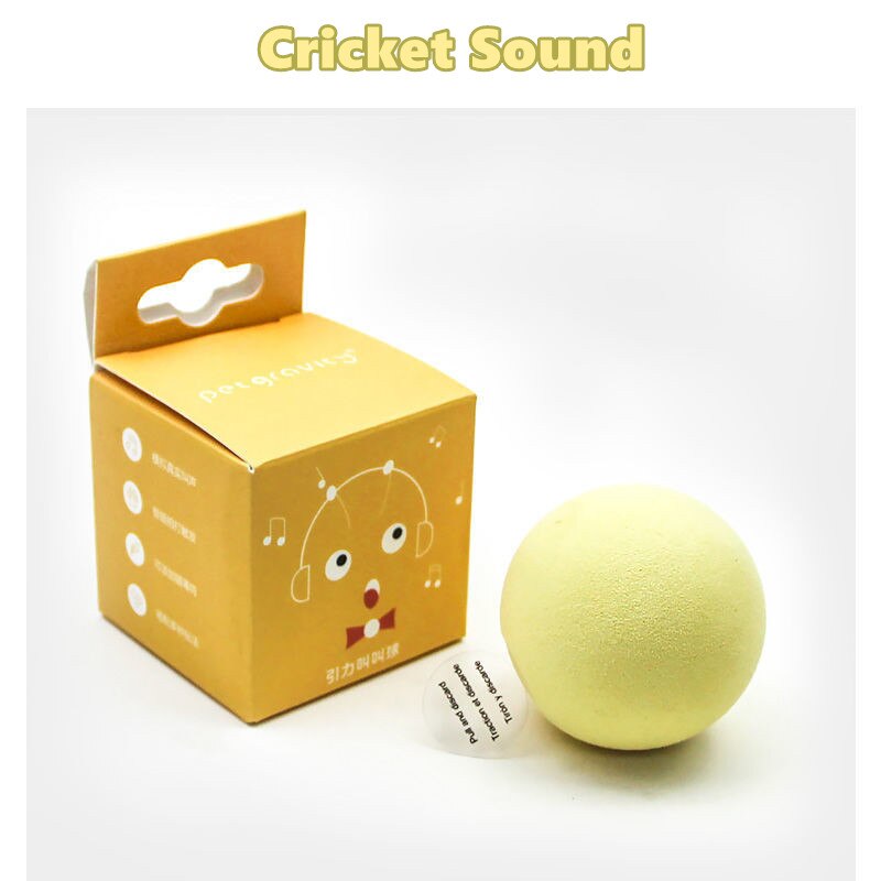 Pelota Interactiva para Gatos con Sonido y Hierba Gatera – Juguete Inteligente para Gatos y Gatitos