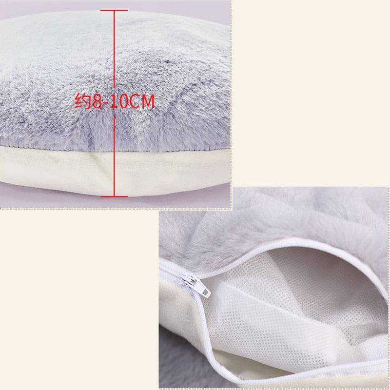 HOOPET Cama Casa para Gatos y Perros Pequeños – Cojín Suave de Peluche para Invierno