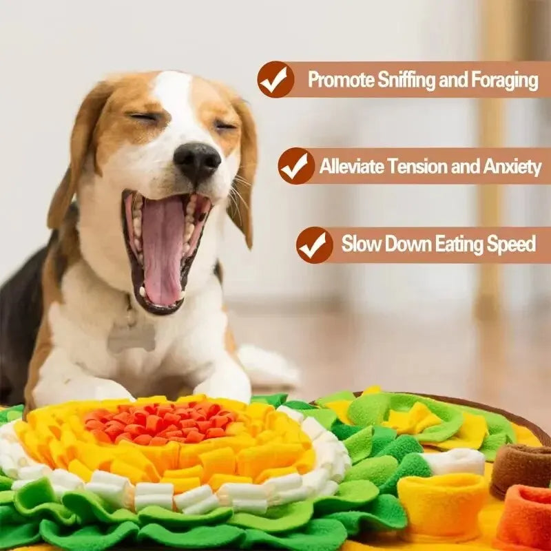 Alfombra Olfativa para Perros – Tapete Multifuncional Antiaburrimiento con Dispensador de Premios