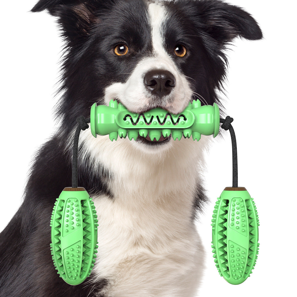 Palo Molar para Perros – Juguete Resistente a Mordidas con Cuerda y Cepillo Dental (Pack de 3)