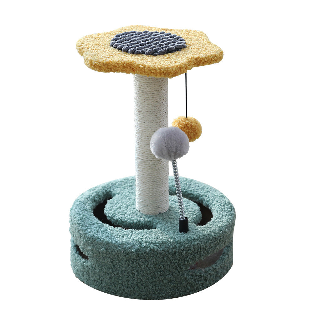 Rascador Multifuncional para Gatos – Poste Rascador con Tablero y Juguete para Gatitos