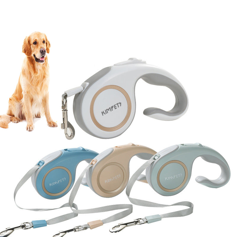 Correa retráctil automática de 3 m para mascotas – Control total y máxima comodidad en cada paseo