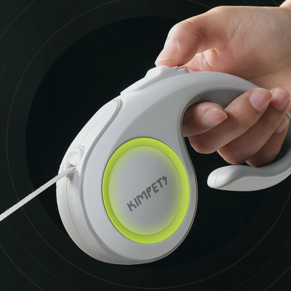 Correa retráctil automática de 3 m para mascotas – Control total y máxima comodidad en cada paseo