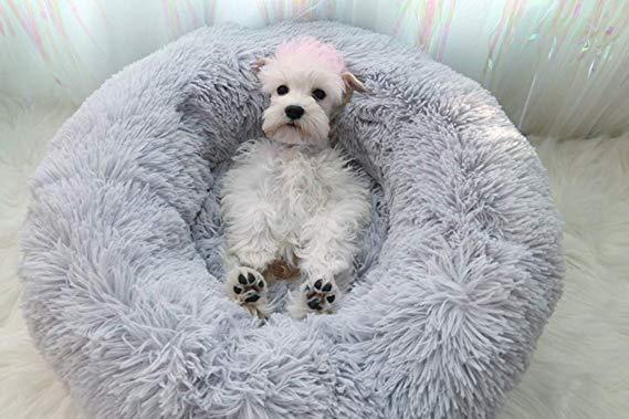 Cama de Peluche para Mascotas – Caseta Acogedora para Perros y Gatos