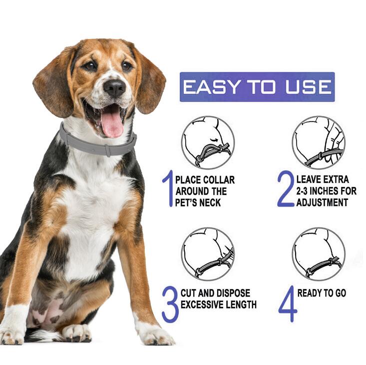 1Pc Pet Collar Remove Flea Mosquito Repellent Dog Natural Insect Repellent Collar Outdoor Protective Adjustable PET Collar