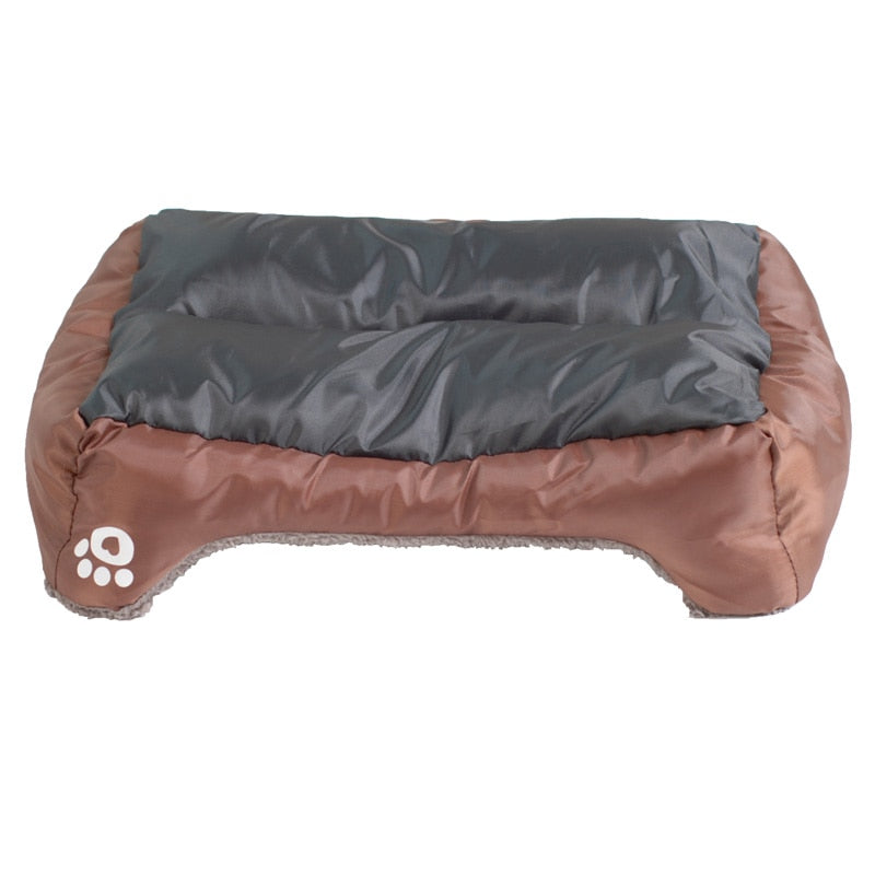 Cama para Mascotas Suave y Acogedora con Estampado de Huellas | Tallas S-3XL, 9 Colores