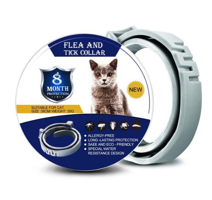 1Pc Pet Collar Remove Flea Mosquito Repellent Dog Natural Insect Repellent Collar Outdoor Protective Adjustable PET Collar