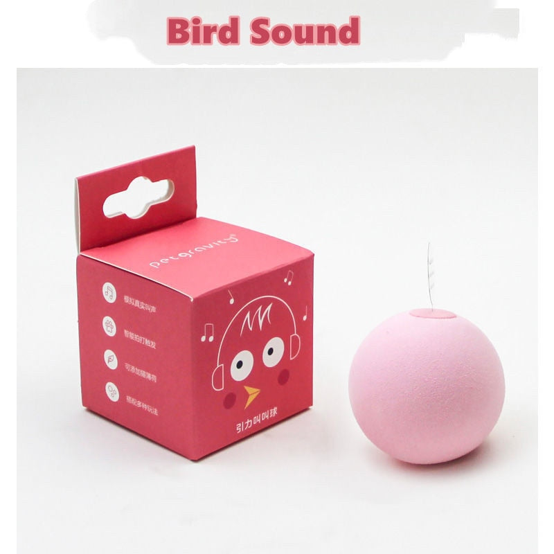 Pelota Interactiva para Gatos con Sonido y Hierba Gatera – Juguete Inteligente para Gatos y Gatitos