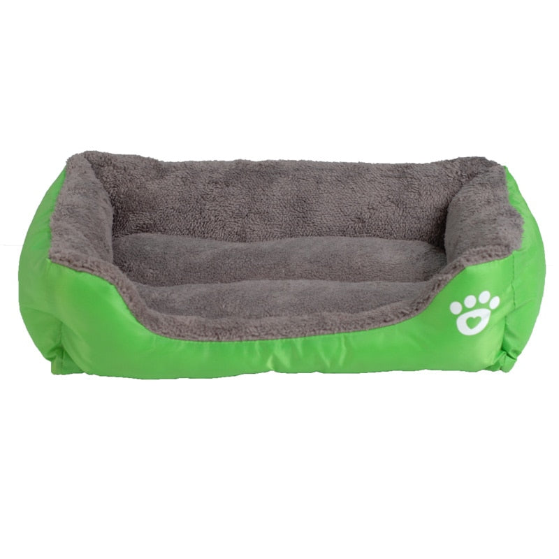 Cama para Mascotas Suave y Acogedora con Estampado de Huellas | Tallas S-3XL, 9 Colores