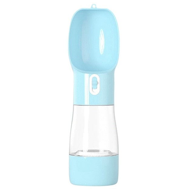 Botella Dispensadora de Agua para Perros y Gatos – Cuenco Portátil para Paseos y Viajes