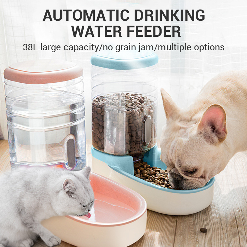 Comedero Automático para Mascotas – Dispensador de Agua y Comida para Perros y Gatos