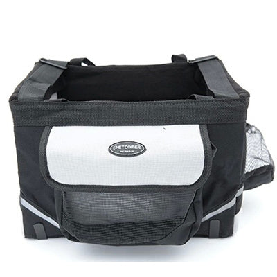 Bolsa transportadora portátil para perros en bicicleta - Asiento de viaje para perros y gatos pequeños