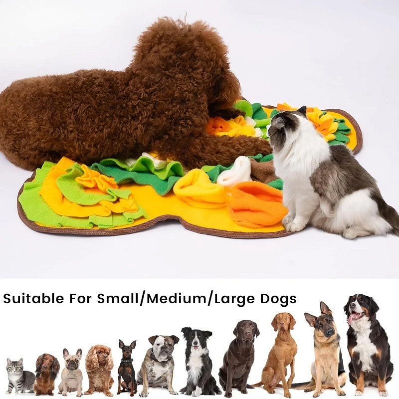 Alfombra Olfativa para Perros – Tapete Multifuncional Antiaburrimiento con Dispensador de Premios