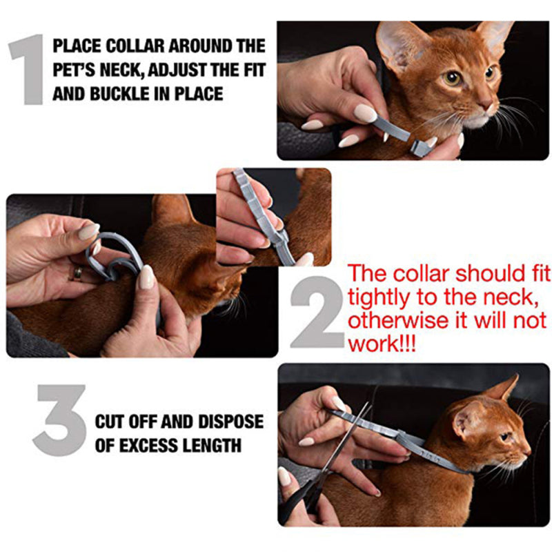 1Pc Pet Collar Remove Flea Mosquito Repellent Dog Natural Insect Repellent Collar Outdoor Protective Adjustable PET Collar