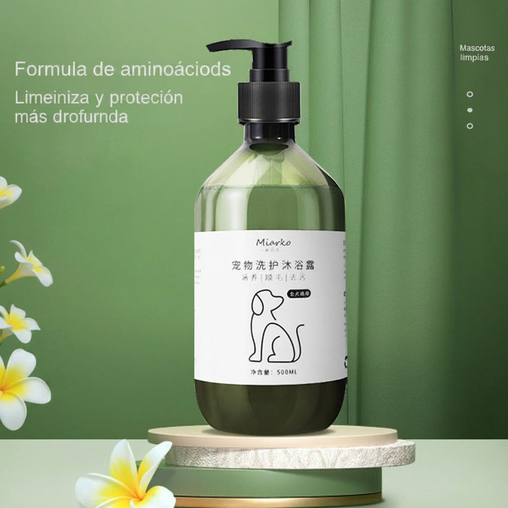 Champú mascota - fórmula aminoácidos